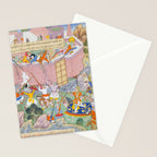 Siege of Baghdad Antique Indian Miniature Painted Illustration Stationery Card Gallery Image 2