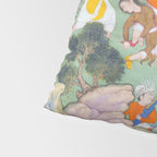 Siege of Baghdad Antique Indian Miniature Painted Illustration Pillow Sham Gallery Image 4