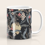 William Morris Pimpernel Art Nouveau Dark Floral Coffee Mug Gallery Image 1