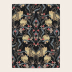 William Morris Pimpernel Art Nouveau Dark Floral Poster Gallery Image 4