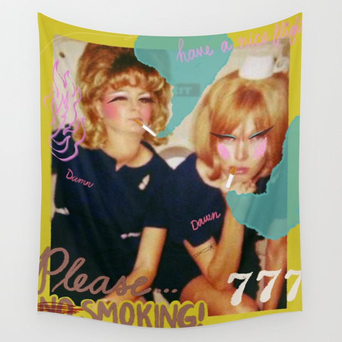 Friendly Skies Wall Tapestry Gallery Image 1