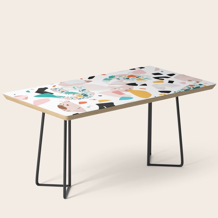 Mixed Mess I. / Collage, Terrazzo, Colorful Coffee Table Gallery Image 1