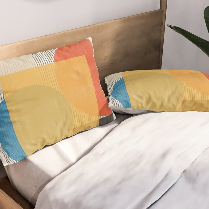 Midcentury Modern Object 02 Pillow Sham Gallery Image 2