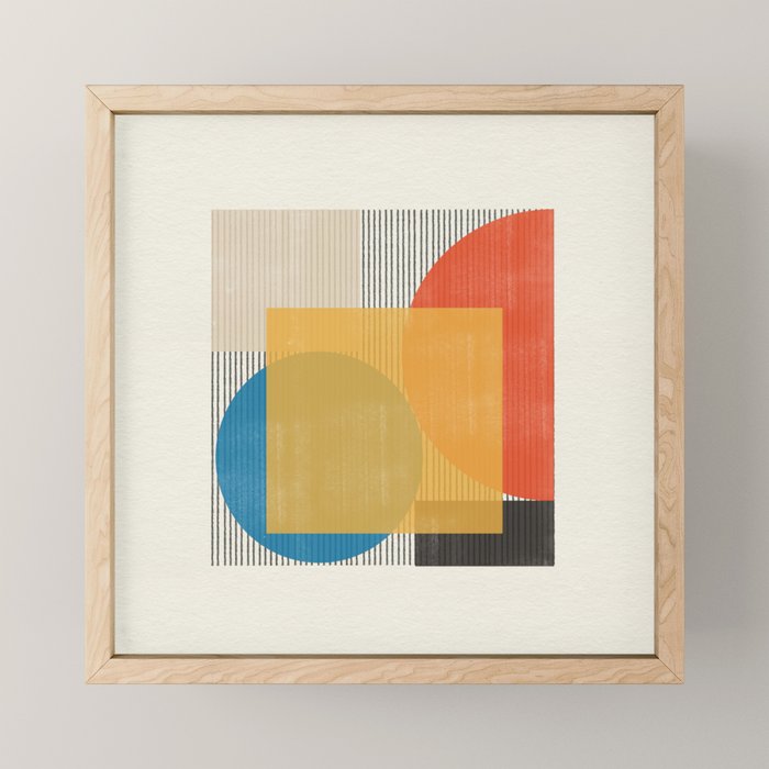 Midcentury Modern Object 02 Mini Art Print Gallery Image 1