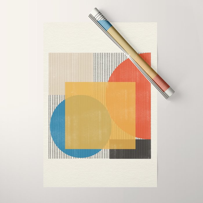 Midcentury Modern Object 02 Wrapping Paper Gallery Image 1