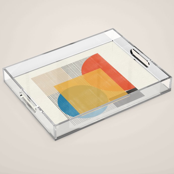 Midcentury Modern Object 02 Acrylic Tray Gallery Image 1