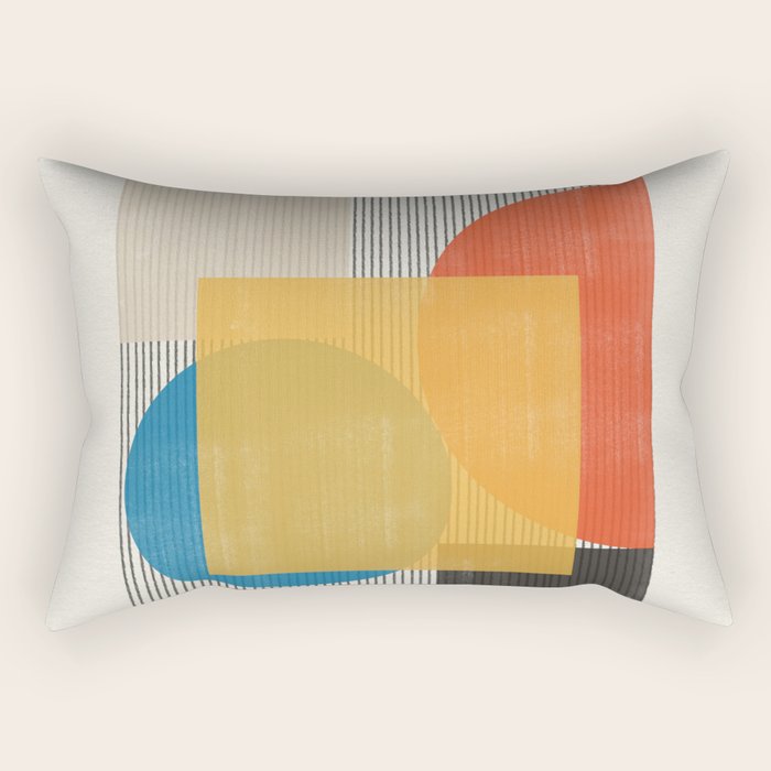 Midcentury Modern Object 02 Rectangular Pillow Gallery Image 2