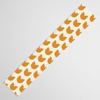 Spring Tulips V Orange Mid Century Flowers Table Runner Gallery Image 3