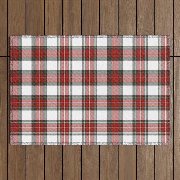 Christmas Tartan Plaid Outdoor Rug Gallery Image 1