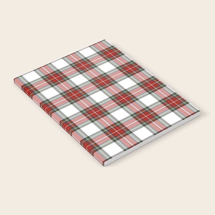 Christmas Tartan Plaid Notebook
