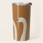 White Swans 2 Travel Mug Gallery Image 2