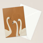 White Swans 2 Stationery Card Gallery Image 2