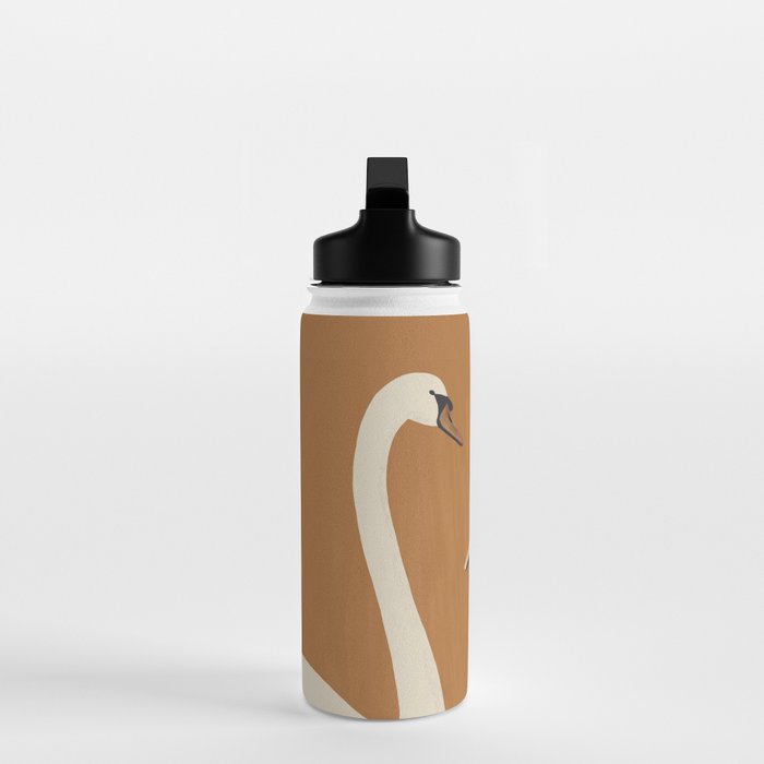 White Swans 2 Water Bottle Gallery Image 3
