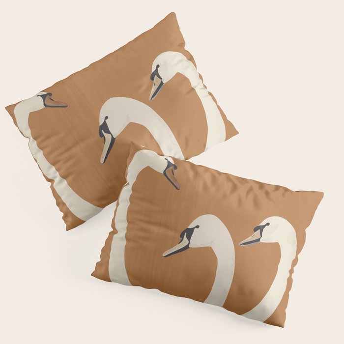 White Swans 2 Pillow Sham Gallery Image 1
