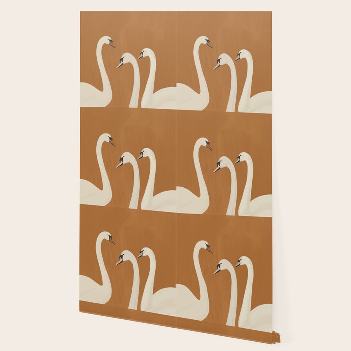 White Swans 2 Wallpaper Gallery Image 2