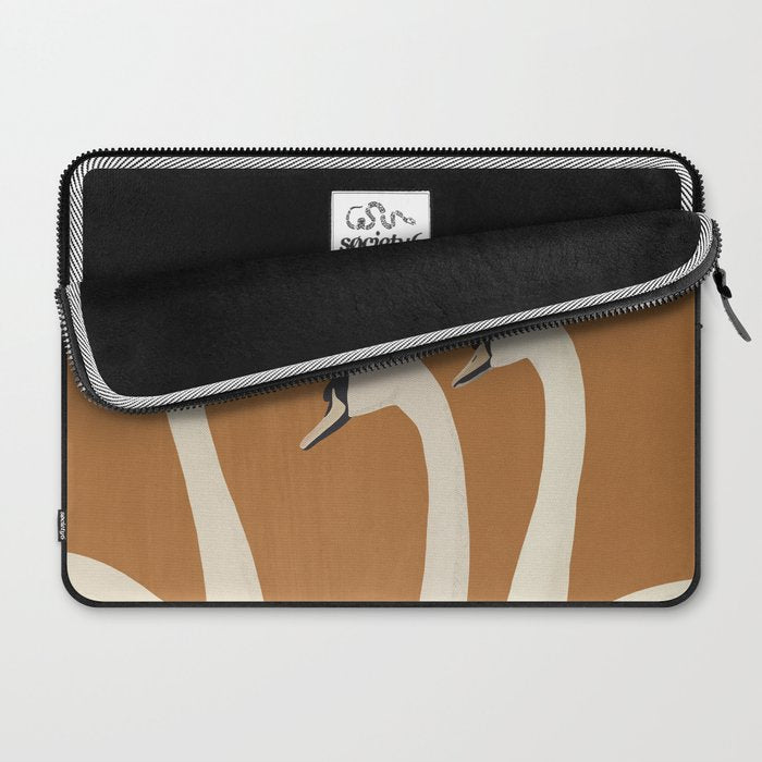 White Swans 2 Laptop Sleeve Gallery Image 2