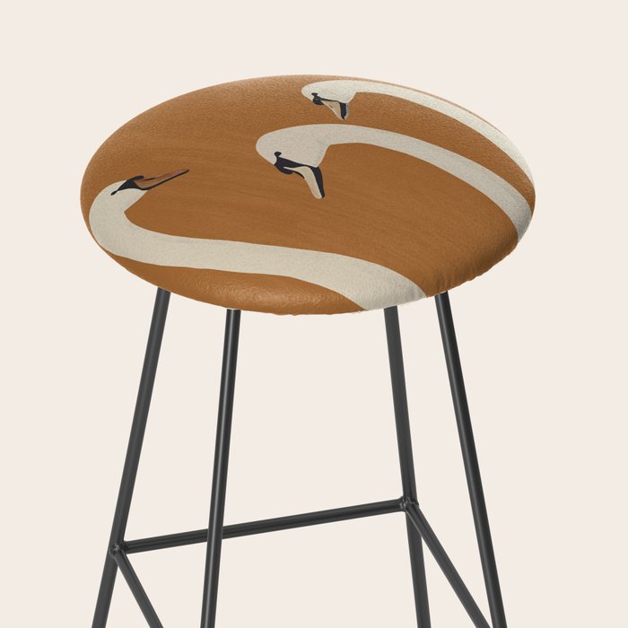 White Swans 2 Stool Gallery Image 2