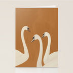White Swans 2 Stationery Card Gallery Image 2