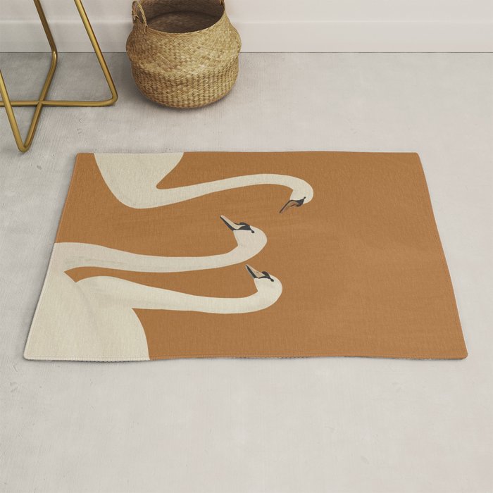White Swans 2 Rug Gallery Image 1