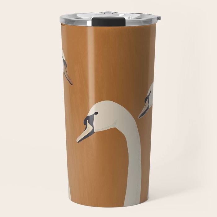White Swans 2 Travel Mug Gallery Image 1