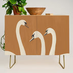 White Swans 2 Credenza Gallery Image 1