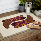 Cowgirl Boots - Fuchsia & Orange Outdoor Rug Gallery Image 2
