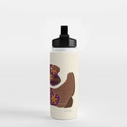 Cowgirl Boots - Fuchsia & Orange Water Bottle Gallery Image 2