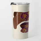 Cowgirl Boots - Fuchsia & Orange Travel Mug Gallery Image 3