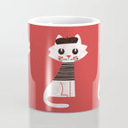 Mark the cat goes to Paris Coffee Mug Gallery Image 4
