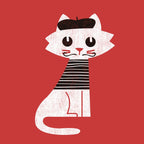 Mark the cat goes to Paris Coffee Mug Gallery Image 2