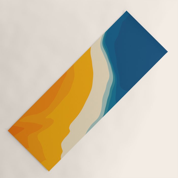 Seascape aerial view Yoga Mat Gallery Image 1