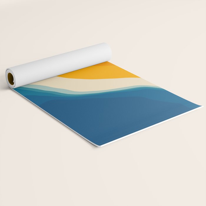 Seascape aerial view Yoga Mat Gallery Image 2