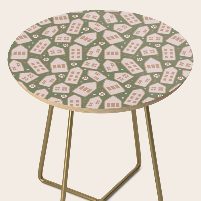 Modern Gingerbread Houses . Evergreen Side Table Gallery Image 2