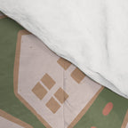 Modern Gingerbread Houses . Evergreen Comforter Gallery Image 4
