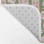 Modern Gingerbread Houses . Evergreen Bath Mat Gallery Image 2