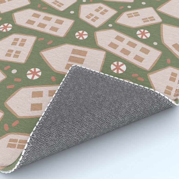 Modern Gingerbread Houses . Evergreen Rug Gallery Image 4