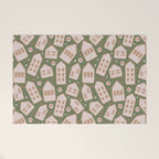 Modern Gingerbread Houses . Evergreen Welcome Mat Gallery Image 1