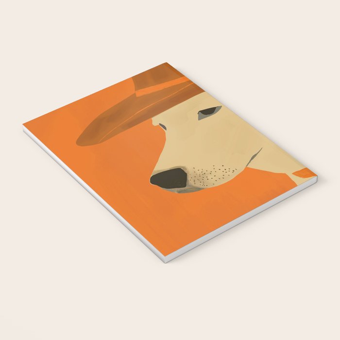 Dog With Hat  Notebook Gallery Image 3