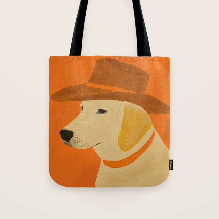 Dog With Hat  Tote Bag Gallery Image 1