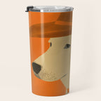 Dog With Hat  Travel Mug Gallery Image 3