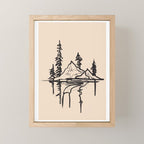 Abstract Landscape II Mini Art Print Gallery Image 1