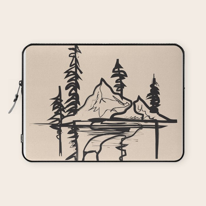 Abstract Landscape II Laptop Sleeve Gallery Image 1
