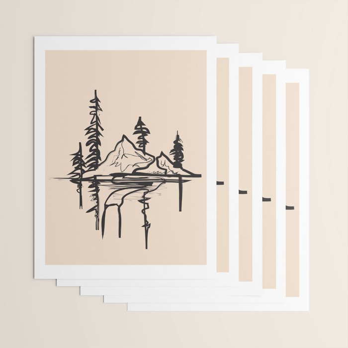 Abstract Landscape II Wrapping Paper Gallery Image 3
