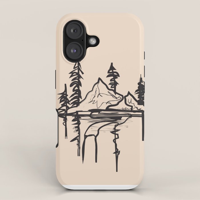 Abstract Landscape II iPhone Case Gallery Image 1