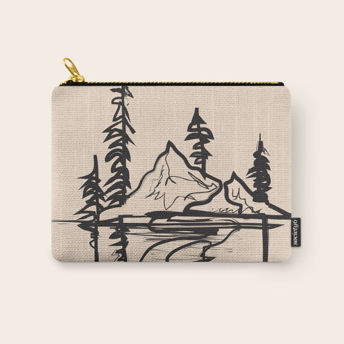 Abstract Landscape II Carry All Pouch Gallery Image 1