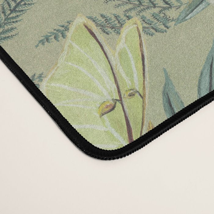 Luna Moths on Pale Green Desk Mat Gallery Image 4