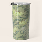 Luna Moths on Pale Green Travel Mug Gallery Image 3