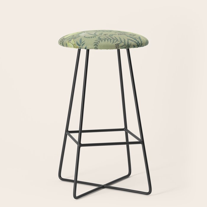 Luna Moths on Pale Green Stool Gallery Image 1