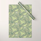 Luna Moths on Pale Green Wrapping Paper Gallery Image 1