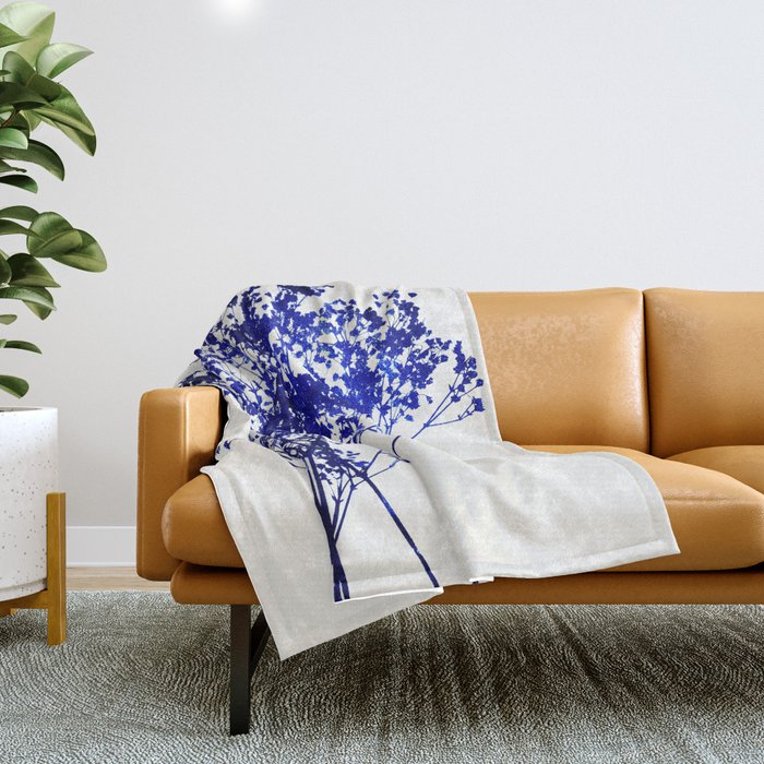 babys breath 1 Throw Blanket Gallery Image 1